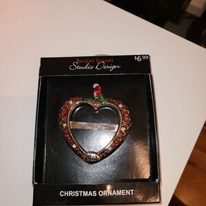 Heart Ornament - Red and Green